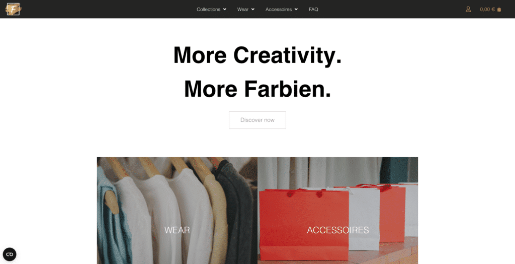 Website erstellen lassen für Mode und Kreative – Stylische Website im Abo